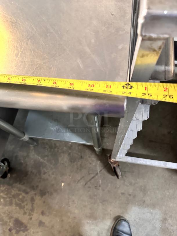 Clean Commercial Stainless Steel Table 24"x24" - Image 5 of 6
