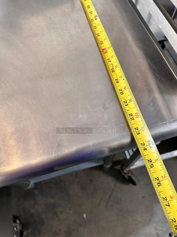 Clean Commercial Stainless Steel Table 24"x24" - Image 6 of 6