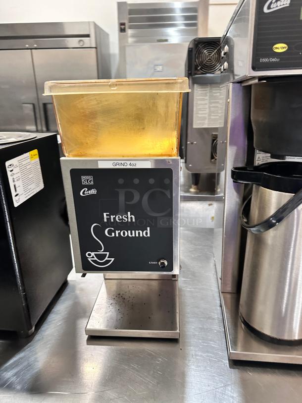 Excellent Curtis SLG-10 Automatic Coffee Grinder w/ 5 lb Hopper, Digital, 120v Tested and Working! - Image 1 of 8