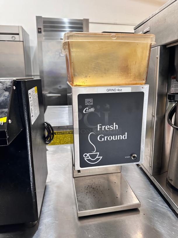 Excellent Curtis SLG-10 Automatic Coffee Grinder w/ 5 lb Hopper, Digital, 120v Tested and Working! - Image 6 of 8