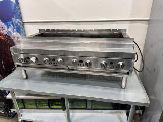 Excellent Commercial 60" Gas Kabob Grill Tested and Working!