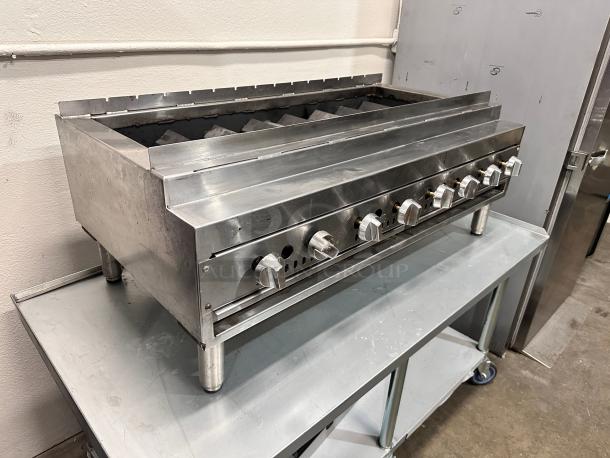 Excellent Commercial 60" Gas Kabob Grill Tested and Working! - Image 2 of 7