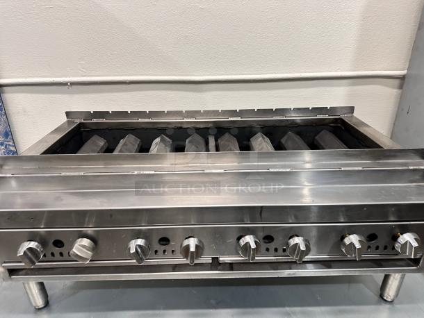 Excellent Commercial 60" Gas Kabob Grill Tested and Working! - Image 6 of 7