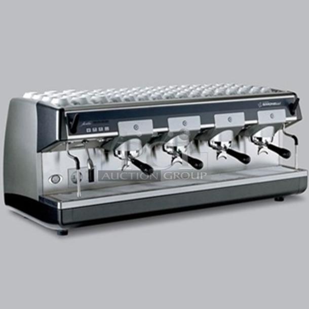 Awesome Nuova Simonelli 4 Group Commercial Expresso Machine 220volt Tested and Working! - Image 1 of 9