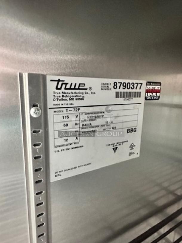 True T-72F Commercial Three Door Freezer 115v Tested and Working! - Image 6 of 9