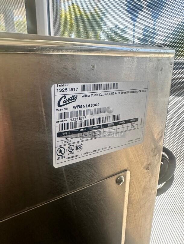 Nice Curtis WB5NL Commercial Hot Water Dispenser - 5 gal., 120volt Tested and Working! - Image 4 of 5