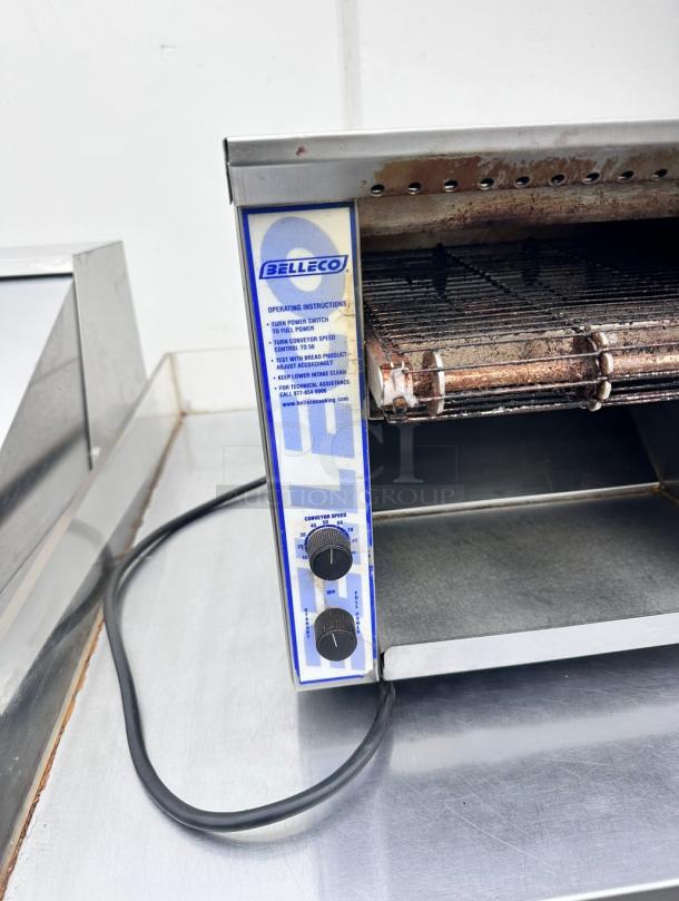 Nice Belleco CT2-120350 JT1 Conveyor Toaster 115volt Tested and Working! - Image 3 of 8