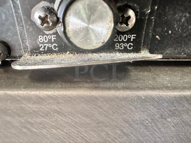 Nice Hatco 18" x 6" Glo-Ray Black Portable Heated Shelf Warmer - 100W 115volt Tested and Working! - Image 4 of 8