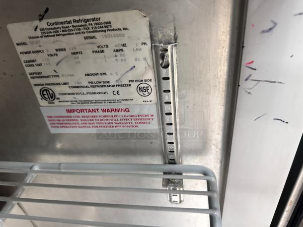 Great Continental UC27 7.4 Cu Ft Undercounter  Refrigerator 115volt Tested and Working! - Image 6 of 9