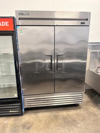 Excellent True 54"  Two Staginess Door Reach In Freezer  115v Tested and Working!