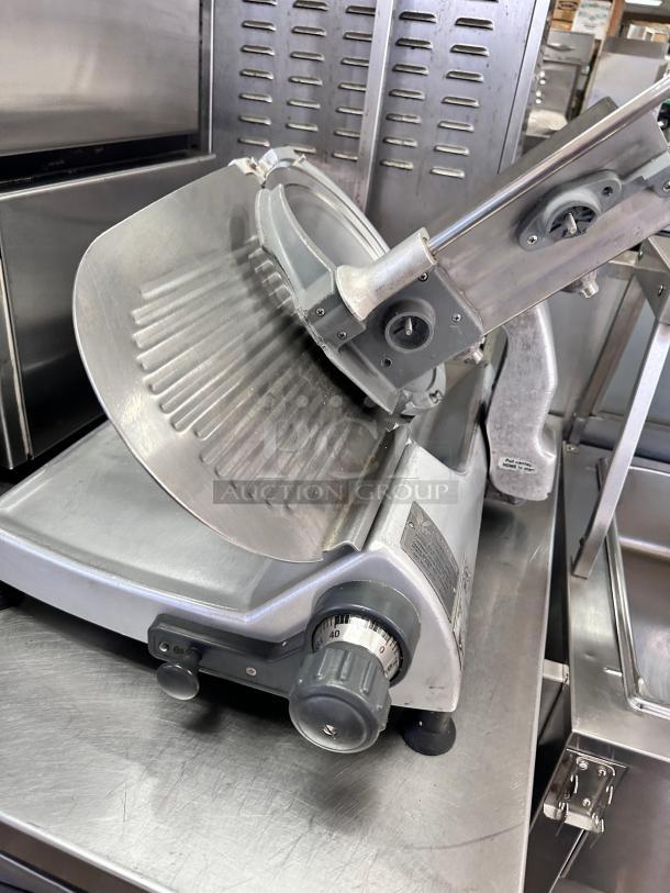 Excellent Hobart 12" Blade Commercial Manual Meat Slicer 115 Volt Tested and Working! - Image 1 of 11