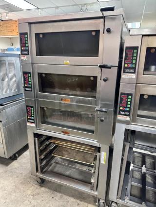 Excellent Hobart Baxter Commercial Electric Deck Oven With Stand 220volt 3phase Tested and Working!