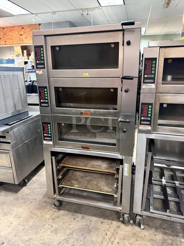 Excellent Hobart Baxter Commercial Electric Deck Oven With Stand 220volt 3phase Tested and Working! - Image 3 of 9