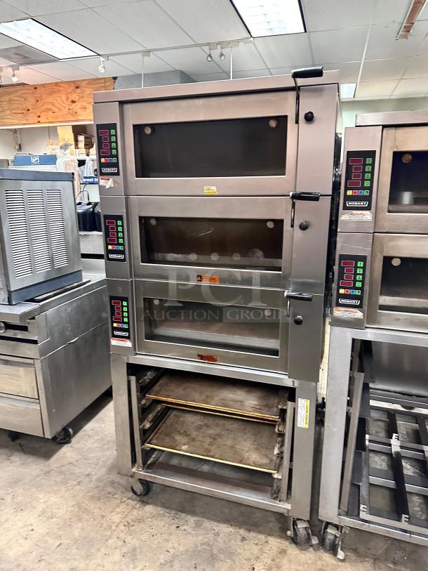 Excellent Hobart Baxter Commercial Electric Deck Oven With Stand 220volt 3phase Tested and Working! - Image 4 of 9