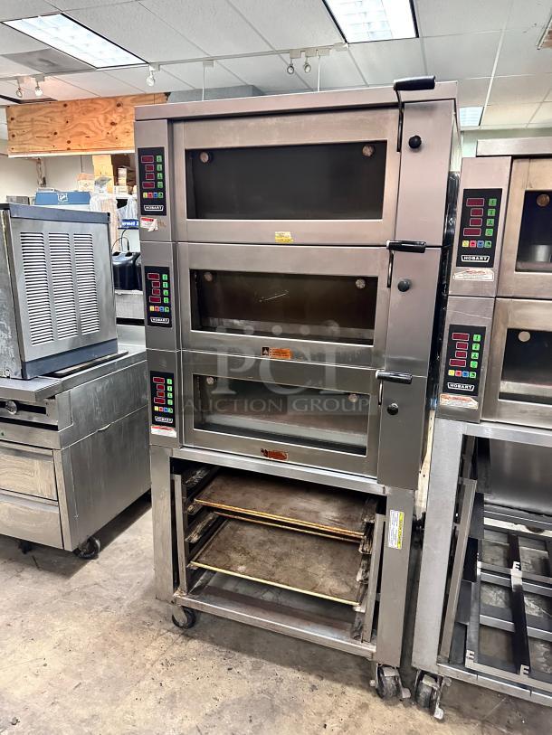 Excellent Hobart Baxter Commercial Electric Deck Oven With Stand 220volt 3phase Tested and Working! - Image 5 of 9