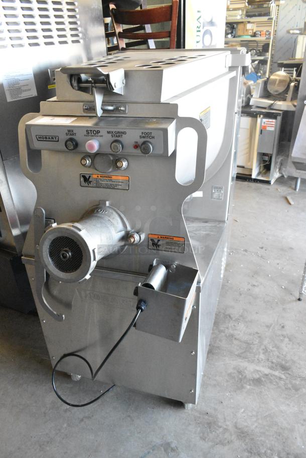 2021 Hobart MG1532 Metal Commercial Floor Style Meat Mixer Grinder on Commercial Casters. 208 Volts, 3 Phase. - Image 1 of 10