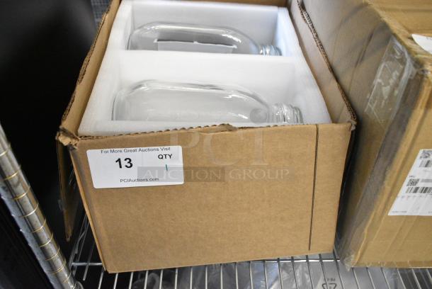 BRAND NEW SCRATCH AND DENT! Box of 2 Jars w/ Lid - Image 2 of 4