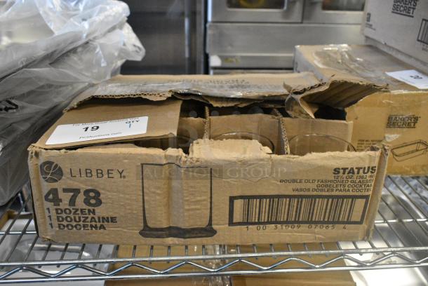 BRAND NEW SCRATCH AND DENT! Box of 12 Libbey 478 Status 12.5 oz Double Old Fashioned Glasses - Image 2 of 6