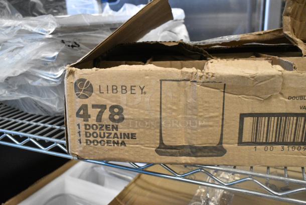 BRAND NEW SCRATCH AND DENT! Box of 12 Libbey 478 Status 12.5 oz Double Old Fashioned Glasses - Image 5 of 6