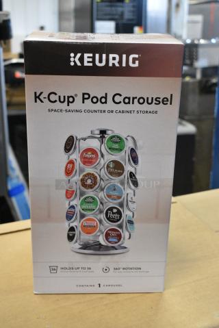 3 BRAND NEW SCRATCH AND DENT! Keurig K Cup Pod Carousel. 3 Times Your Bid!