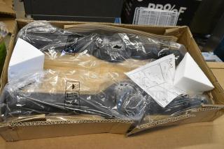BRAND NEW SCRATCH AND DENT! 357CT2030 FLAT Tech KT22 22" Self-Stabilizing Black End Table Base Set - 2/Set