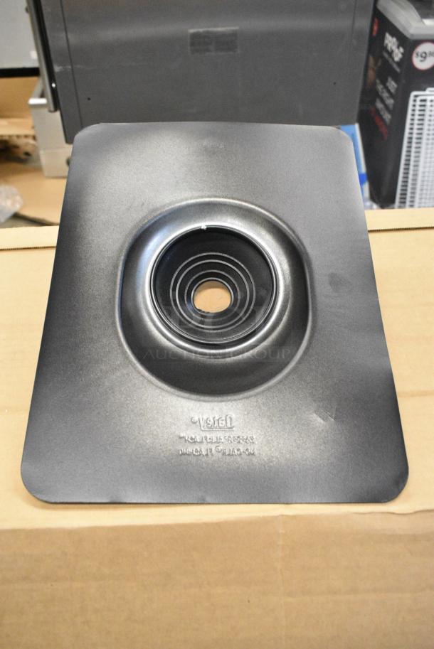 BRAND NEW SCRATCH AND DENT! Box of 12 Oatey 11873 No-Caulk All-Flash Color-Flash Roof Flashing 1-1/2 in - 3 in. Galvanized Black - Image 3 of 9