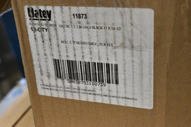BRAND NEW SCRATCH AND DENT! Box of 12 Oatey 11873 No-Caulk All-Flash Color-Flash Roof Flashing 1-1/2 in - 3 in. Galvanized Black - Image 9 of 9
