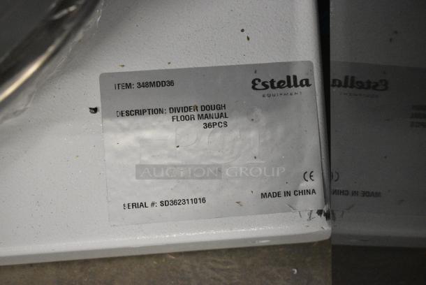BRAND NEW SCRATCH AND DENT! Estella 348MDD36 Manual Dough Divider - 6.6 lb. Capacity, Comes w/ 4 Extra Dividers. 36 Part. - Image 9 of 9