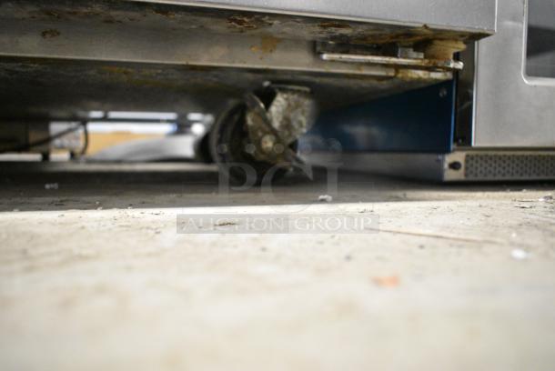 Continental SW48-12 Stainless Steel Commercial Sandwich Salad Prep Table Bain Marie Mega Top on Commercial Casters. 115 Volts, 1 Phase. Tested and Powers On But Does Not Get Cold - Image 3 of 9