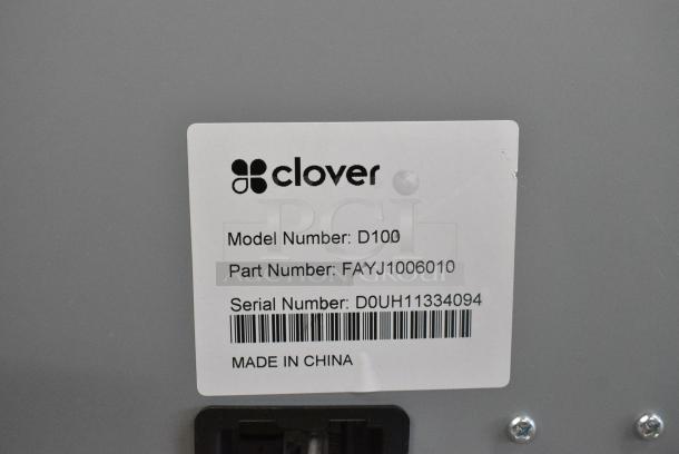 3 Clover D100 White and Stainless Steel Metal Cash Drawer. 3 Times Your Bid! - Image 5 of 5