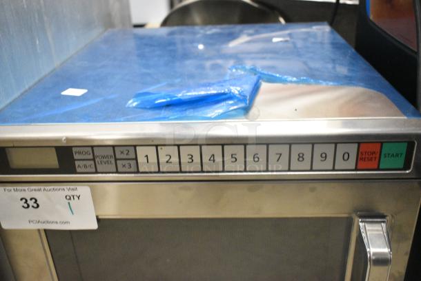 2023 Panasonic NE-17521 Stainless Steel Commercial Countertop Microwave Oven. 208 Volts, 1 Phase. - Image 3 of 6