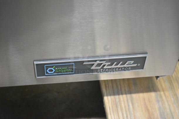 BRAND NEW SCRATCH AND DENT! 2024 True TSSU-72-30M-B-ST-HC Stainless Steel Commercial 3 Door Mega Top Refrigerated Sandwich Prep Table. 115 Volts, 1 Phase. Tested and Working! - Image 2 of 13