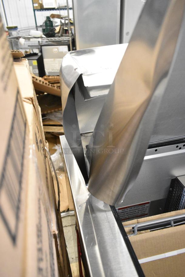 BRAND NEW SCRATCH AND DENT! 2024 True TSSU-72-30M-B-ST-HC Stainless Steel Commercial 3 Door Mega Top Refrigerated Sandwich Prep Table. 115 Volts, 1 Phase. Tested and Working! - Image 5 of 13