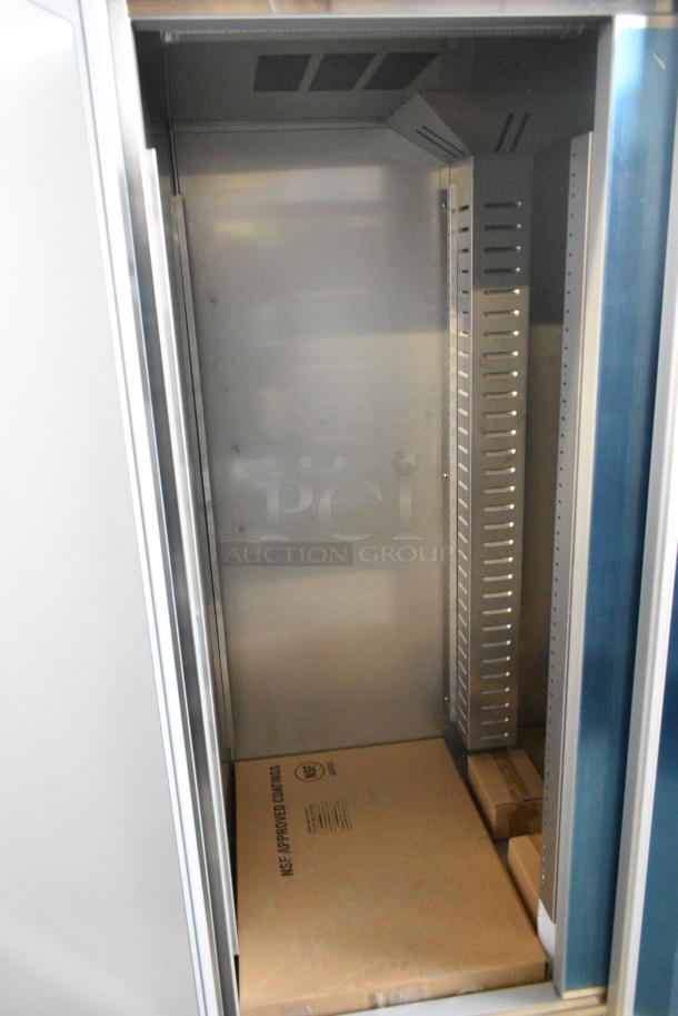 BRAND NEW SCRATCH AND DENT! 2024 Hoshizaki R2A-FS Stainless Steel Commercial 2 Door Reach In Cooler. 115 Volts, 1 Phase. Tested and Working! - Image 3 of 6