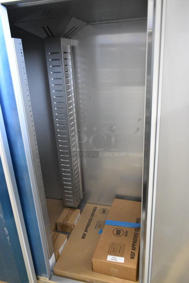 BRAND NEW SCRATCH AND DENT! 2024 Hoshizaki R2A-FS Stainless Steel Commercial 2 Door Reach In Cooler. 115 Volts, 1 Phase. Tested and Working! - Image 4 of 6