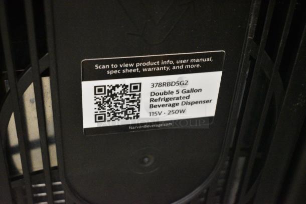 BRAND NEW SCRATCH AND DENT! Narvon 378RBD5G2 Double 5 Gallon Bowl Refrigerated Beverage Dispenser. 115 Volts, 1 Phase. Tested and Working! - Image 5 of 5