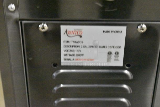 BRAND NEW SCRATCH AND DENT! Avantco 177HWDD2 2 Gallon Hot Water Dispenser with Digital Controls. 120 Volts, 1 Phase. - Image 8 of 8
