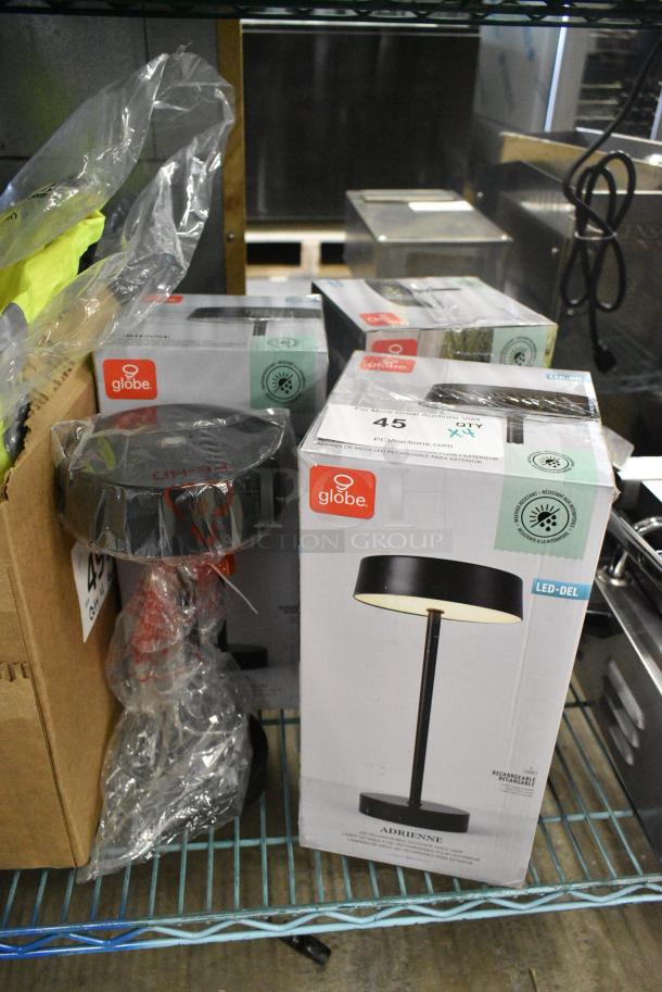 4 BRAND NEW SCRATCH AND DENT! Globe Adrienne Lamp. 4 Times Your Bid! - Image 2 of 5