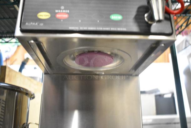 BRAND NEW SCRATCH AND DENT! Curtis ALP1GT12A000 Stainless Steel 12 Cup Coffee Brewer with 1 Lower Warmer and Hot Water Dispenser. 120 Volts, 1 Phase. - Image 5 of 7