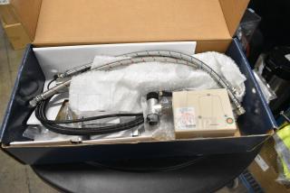 BRAND NEW SCRATCH AND DENT! 750EFDMHSBK2 Waterloo Deck Mount Matte Black Hands-Free Sensor Faucet with 6 1/2" Gooseneck Spout and Concealed Sensor