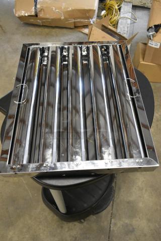 3 BRAND NEW SCRATCH AND DENT! Stainless Steel Grease Hood Filter. 3 Times Your Bid!