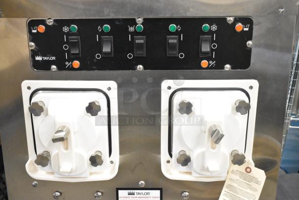 BRAND NEW SCRATCH AND DENT! 2024 Taylor C002-33 Stainless Steel Commercial Floor Style Air Cooled Continuous Dispensing Batch Freezer. 208-230 Volts, 3 Phase. - Image 6 of 7