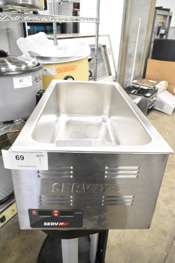 BRAND NEW SCRATCH AND DENT! 2023 ServIt 423FW150L 12" x 27" 4/3 Size Electric Countertop Food Warmer with Digital Controls. 120 Volts, 1 Phase. Tested and Working! - Image 1 of 7