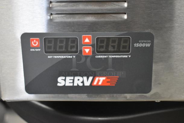 BRAND NEW SCRATCH AND DENT! 2023 ServIt 423FW150L 12" x 27" 4/3 Size Electric Countertop Food Warmer with Digital Controls. 120 Volts, 1 Phase. Tested and Working! - Image 4 of 7