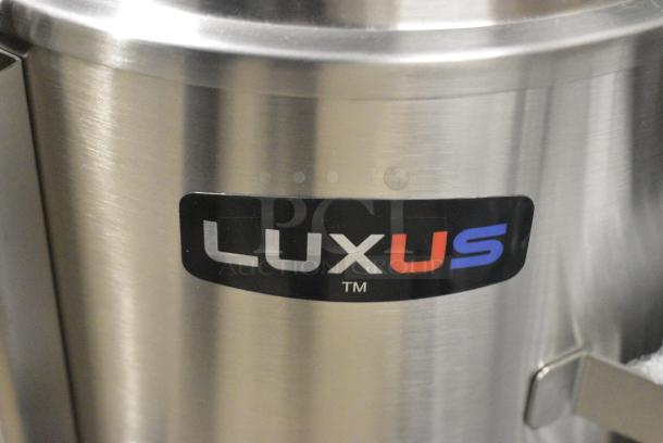 BRAND NEW SCRATCH AND DENT! Fetco TPD-30 Luxus Stainless Steel 3 Gallon Coffee Dispenser - Image 2 of 4