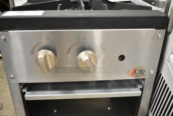 BRAND NEW SCRATCH AND DENT! Cooking Performance Group CPG 351CPGSP18N Stainless Steel Natural Gas Stock Pot Range - 80,000 BTU. - Image 3 of 7