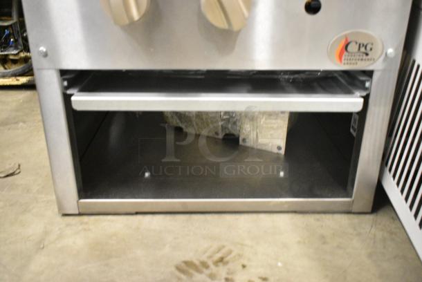 BRAND NEW SCRATCH AND DENT! Cooking Performance Group CPG 351CPGSP18N Stainless Steel Natural Gas Stock Pot Range - 80,000 BTU. - Image 4 of 7