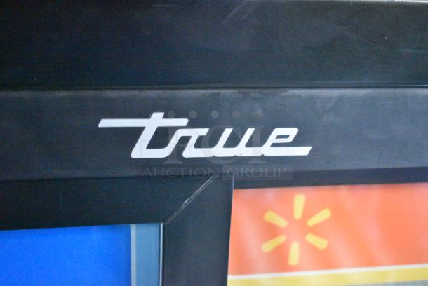 2018 True GDM-41SL-48-HC-LD Metal Commercial 2 Door Reach In Cooler Merchandiser w/ Poly Coated Racks. 115 Volts, 1 Phase. Tested and Working! - Image 2 of 6