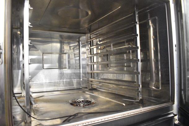 2 2021 Rational Stainless Steel Commercial iCombi Pro Combitherm Convection Ovens on Commercial Casters. Top Model: LM100CE.AXXXX. Bottom Model: LSF100EE.AXXXX. 440/480 Volts, 3 Phase. 2 Times Your Bid! - Image 5 of 12