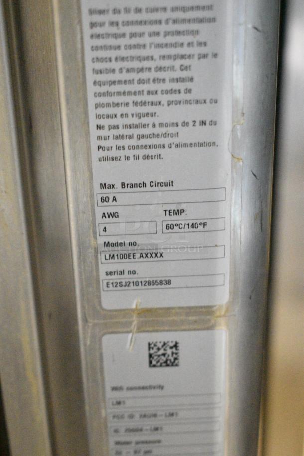 2 2021 Rational Stainless Steel Commercial iCombi Pro Combitherm Convection Ovens on Commercial Casters. Top Model: LM100CE.AXXXX. Bottom Model: LSF100EE.AXXXX. 440/480 Volts, 3 Phase. 2 Times Your Bid! - Image 10 of 12